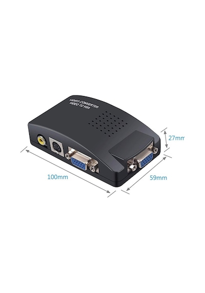 Aghbilgisayar Video To Vga Converter Rca Kompozit Av S-Video - Vga Dönüştürücü