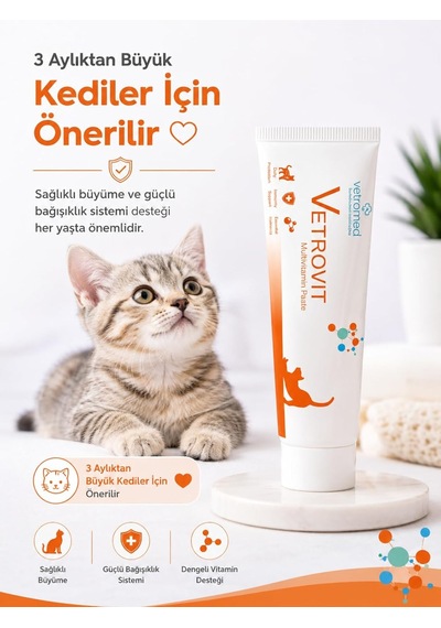 Professional Solutions Vetrovit Multivitamin Paste Kediler İçin Multivitamin Macunu 100 Ml