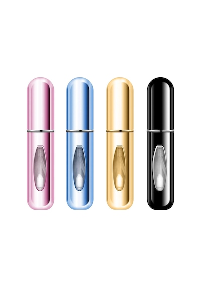 4 Adet 5 Ml Parfüm Spreyi, Doldurulabilir, Boş Seyahat Parfümü, Mini Taşınabilir Sprey Şişesi,