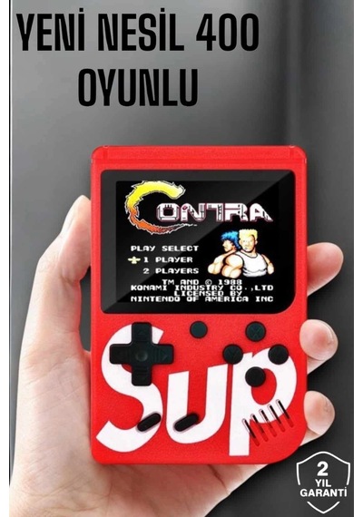 Çocuklara Özel Sup 400 Oyunlu Mini Oyun Konsolu 42860662