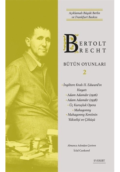 Bertolt Brecht Bütün Oyunları 2 Karton Kapak / Bertolt Brecht