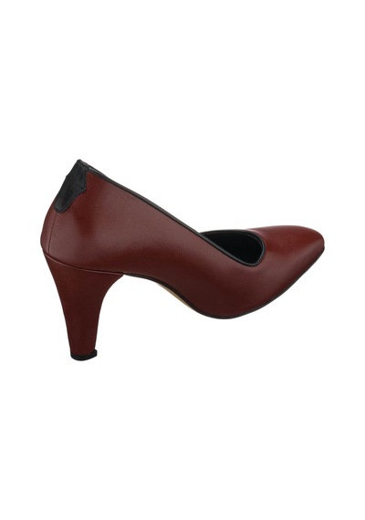 Costo Shoes 40-41-42-43-44 Numara Ays7986 Kahve Topuklu Özel Seri Kadın Stiletto Bej
