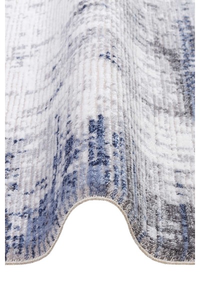 Etro Dekoratif Modern Akrilik Makine Halısı Et01 Mavi