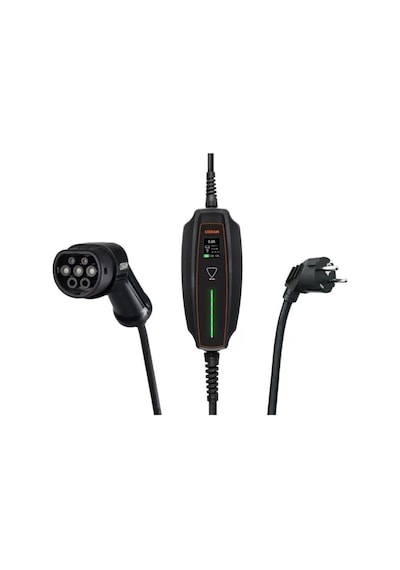 Osram 230v Ac Elektrikli Araç Şarj Cihazı Tip2 Ev Tipi 6 A/10 A/16a 1300w/2200w/3600w 5 Mt