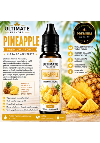 Ultimate Flavors Pineapple Aroma Ultra Concentrated