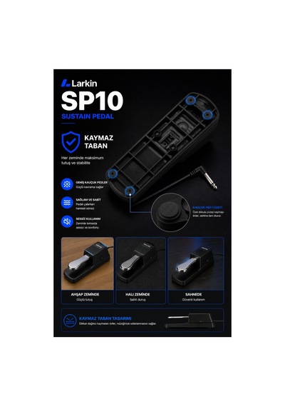 Larkin Sp01 Sustain Pedal Switchli - Piyano Pedalı