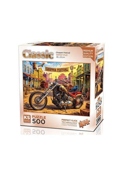 Ks Games 500 Parça Chopper Festivali Puzzle - Serhat Filiz - 20107