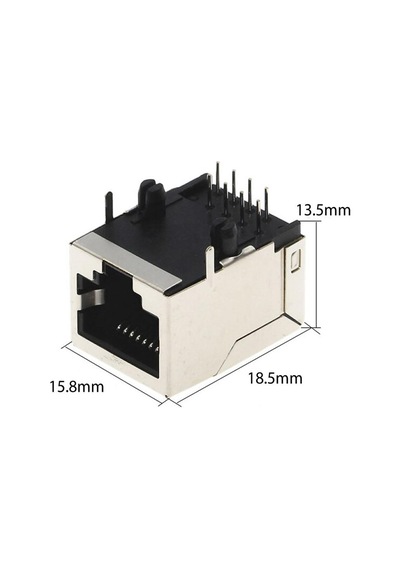 Rj45 Dişi Ethernet Konnektörü - Pcb Tipi