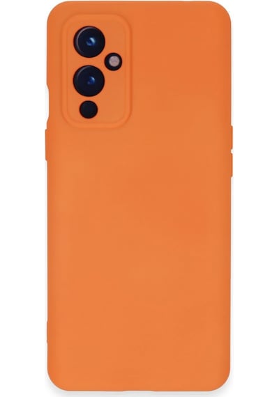Newface - 30 - One Plus 9 Kılıf Nano İçi Kadife Silikon - Aconcept - - Turuncu