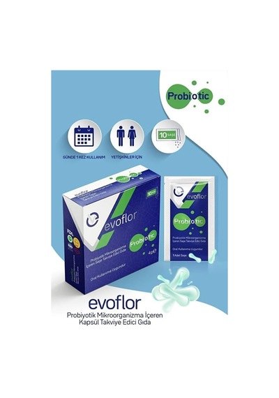 Tr Evoflor Probiyotik Saccharomyces Boulardii 10 Milyar Cfu 10 Saşe