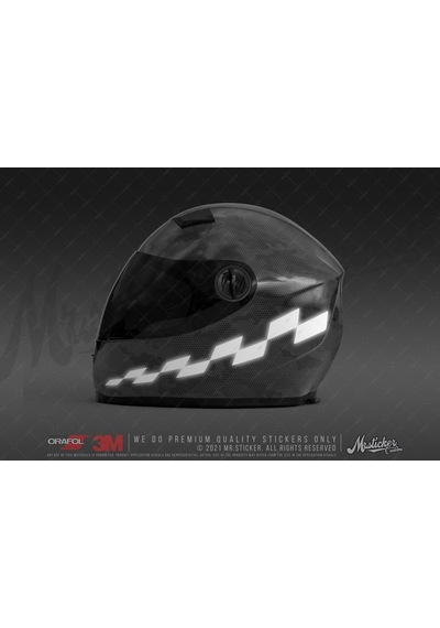 Rfhlm239-Reflektif Kask Seritleri V1 Beyaz