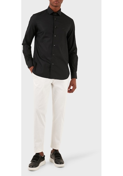 Emporio Armani Erkek Gömlek 3d1c86 1k2nz 0999 Siyah