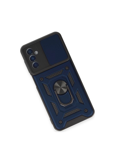 Samsung Galaxy M14 5g Kılıf Pars Lens Yüzüklü Silikon - Lacivert