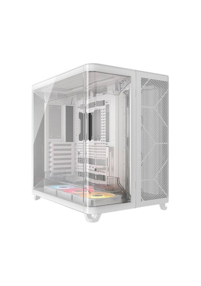 Aır 5400 Rs-r Beyaz 3x120mm Argb Fan Mesh Temperli Cam Triple Chamber Mid Tower E-atx Kasa