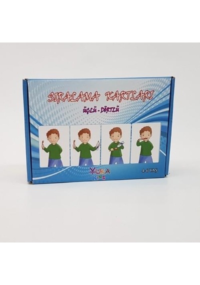 Yuka Sıralama Kartları 3 Lü Ve 4 Lü 96 Kart