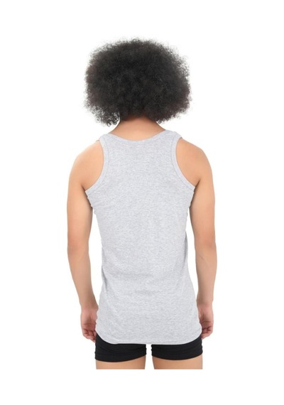 Cnt Erkek Atlet Pamuklu Basic 5'li Premium Paket Gri Melanj Gri Melanj
