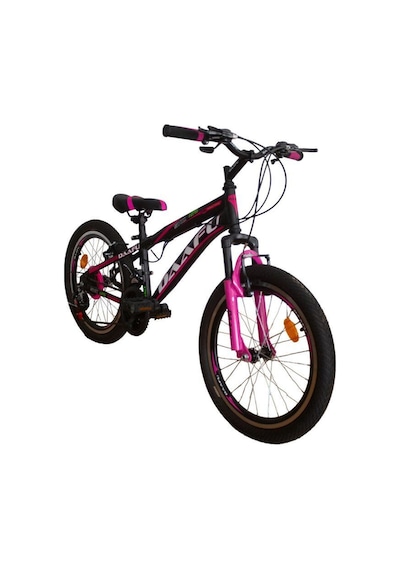 Sxc125 20 Double Jant 21 Vites V-brake Fren Tek Amortisörlü Bisiklet Pembe-siyah - 936397599 Pembe-siyah