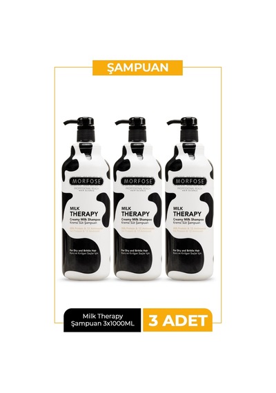 K-milk Therapy Şampuan 1000 Ml 3 Adet Kuru