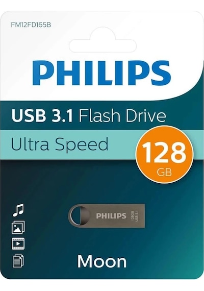 Phılıps 128gb Usb3.1 100/150mb/s Fm12fd165b/00