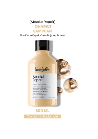 Serie Expert Absolut Repair Yıpranmış Saçlar Için Onarıcı Şampuan 300ml