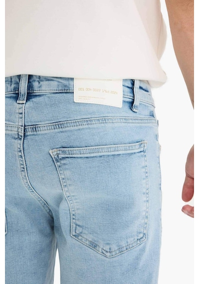 DeFacto Slim Fit Dar Kesim Jean Bermuda Şort F4685AX25SMNM39