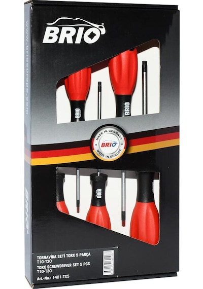 Brio Tornavida Seti Torx 5 Parça T10T30
