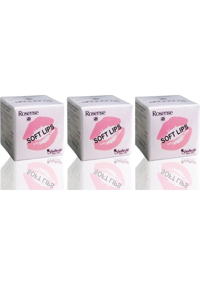 Soft Lips Dudak Vazelini 5ml. - Gülbirlik 3 Adet