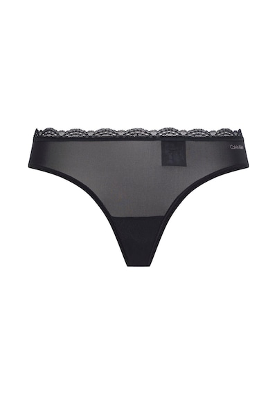 Calvin Klein Thong Siyah Kadın Alt Çamaşır-9217 Black