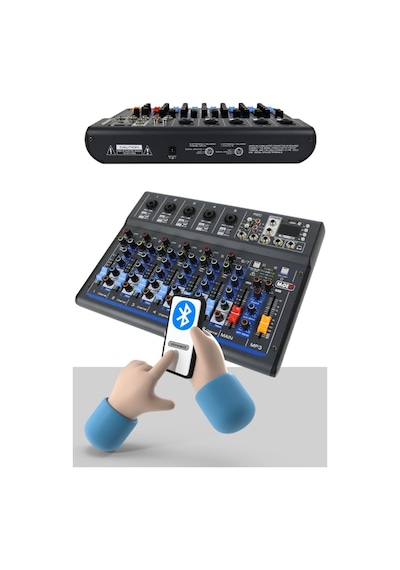 Maxword Maxi-12a-mixer Set 2 Adet 12 İnç Aktif Hoparlör Mikser Ve Mikrofon Ses Sistemi 1200w + 1200w