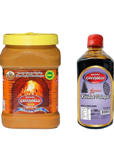 Bozkırlı Çavuşoğlu Tahin Kepekli 930 G + Çavuşoğlu Kozalak Pekmezi 1 KG