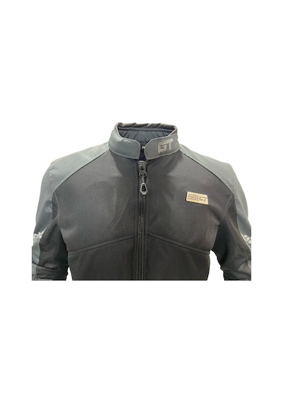 Forte Gt Black Stone Yazlık Motosiklet Mont Gri - Siyah