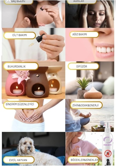 Lavendrose Nane Uçucu Yağı %100 Saf Difüzör Için Aromaterapi Yağı