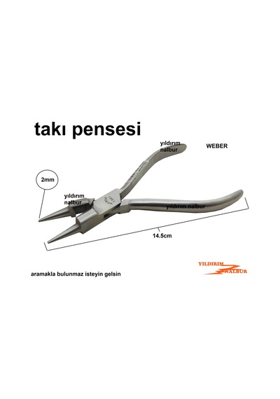 SEKMAN TAKI PENSESİ PROFESYONEL MİNİ KESKİLİ HOBİ TİPİ SİVRİ UÇLU