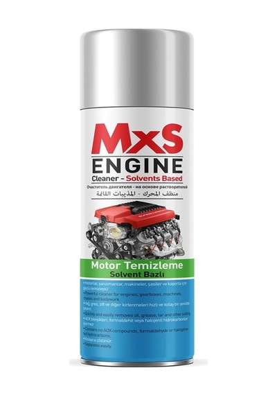 Mxs Motor Temizleme Spreyi - Solvent Bazlı