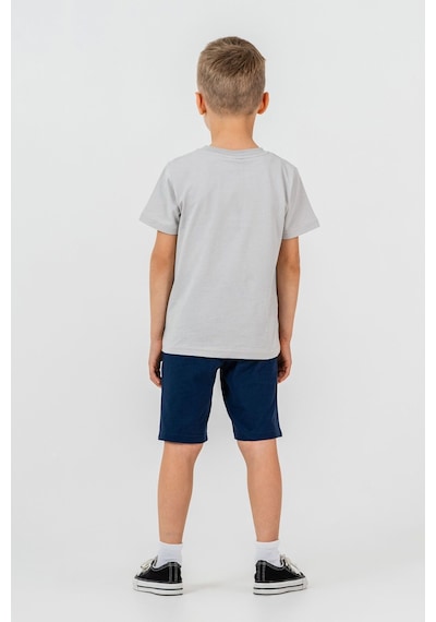 U.S. Polo Assn. Erkek Çocuk Gri Bermuda Takım Us2419-c-v3 Gri