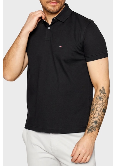 Tommy Hilfiger Erkek Polo Yaka T Shirt Mw0mw17770 Bds Siyah Siyah