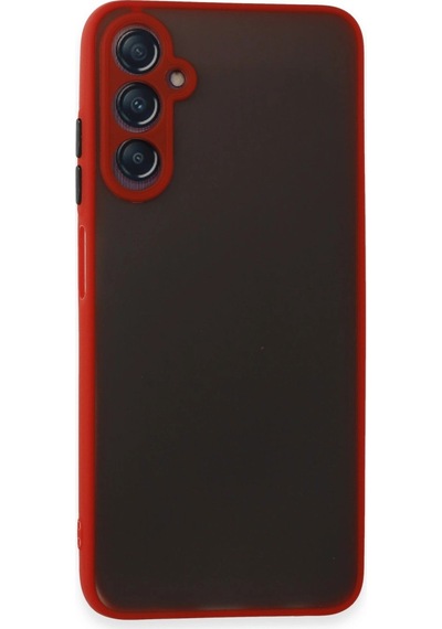 Samsung Uyumlu Galaxy A05s Kılıf Montreal Silikon Kapak Kırmızı