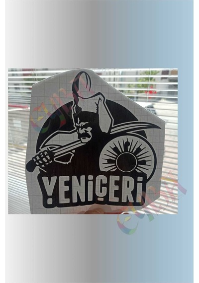 Yeni Çeri Sticker Siyah Renk