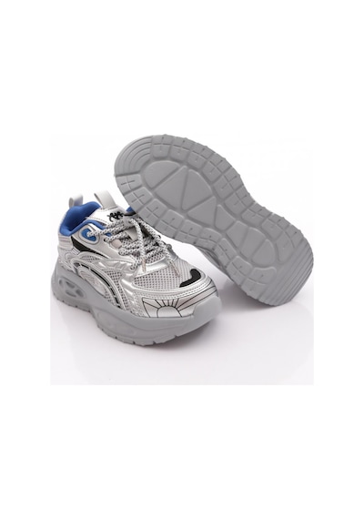 Marco Kids 05-26y502 Çocuk Filet Spor Ayakkabı Gümüş