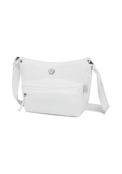 Smart Bags Mikro Poly Kumaş Postacı Kadın Çantası 3342 Beyaz