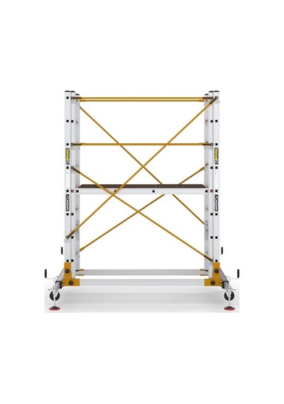 Çağsan 2x8 Basamaklı Telesafe Xl Fp - İki Parçalı Alüminyum İskele S004 Xl Fp