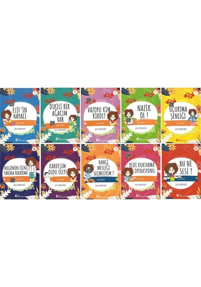3.sınıf Okumayı Sevdiren Renkli Resimli Hikayeler 11 - 10 Kitap