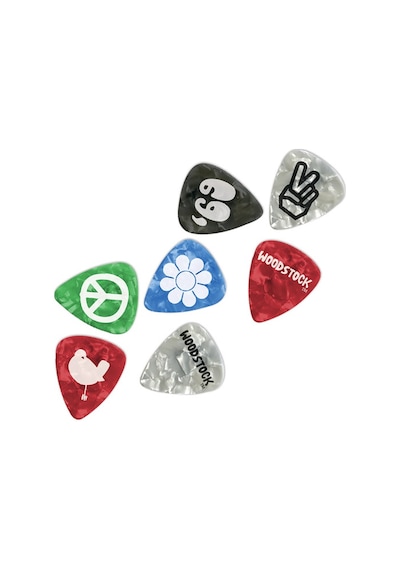Planetwaves 1cac2-10ws Wood Stock Logolu 10 Adet Light Gitar Pena Seti