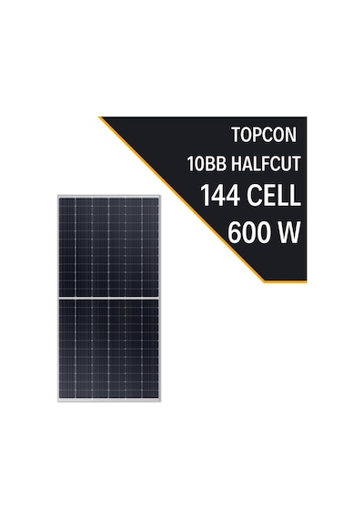 Lexron Topcon 600W 10BB Half Cut Güneş Paneli