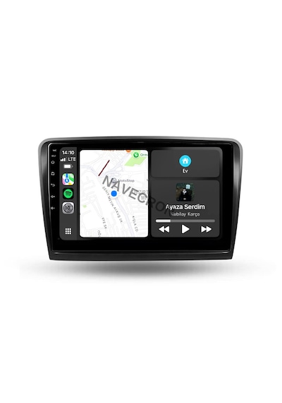 Skoda Superb 2009-2015 10" Uyumlu Androıd Multimedya Gerçek 2/32 Kablosuz Carplay Geri Görüş Kameralı 10"