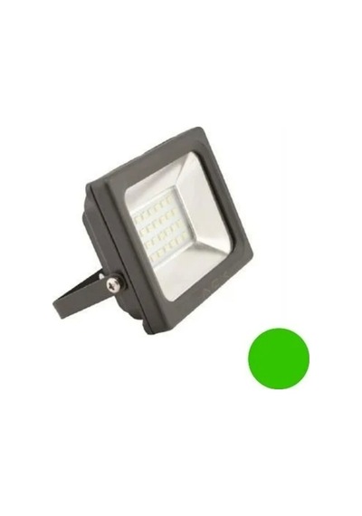 Ack 30w Yeşil Led Projektör Armatür 6400k Çok Renkli
