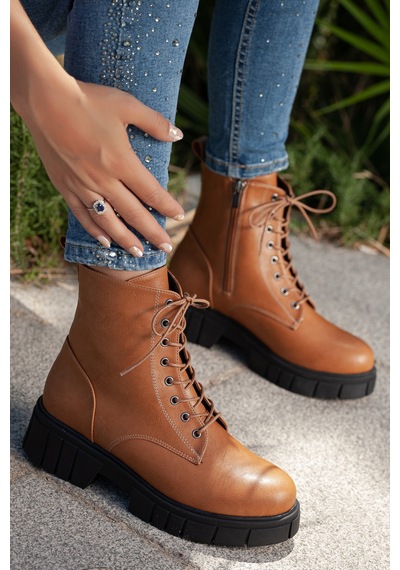 Daxtors D099 Kadın Bot&bootie Postal Bot Taba