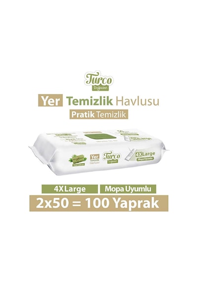 - Doğadan Yer Temizlik Havlusu - Yeşil Sabun - 50'li Diğer