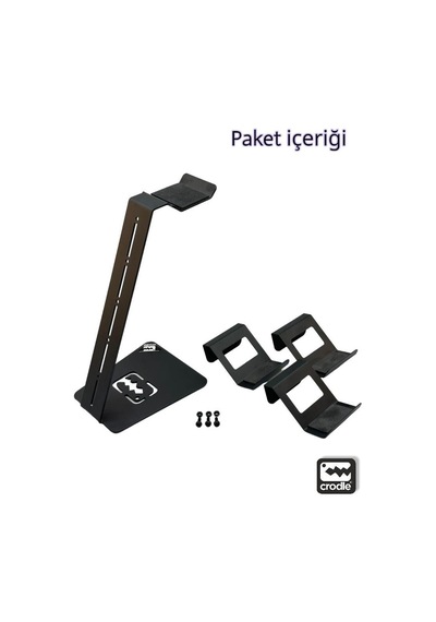 Metal Gaming Çok Fonksiyonlu Ps4 Ps5 Xbox Joystick Kontroller Tutucu Ve Kulaklık Dikey Standı