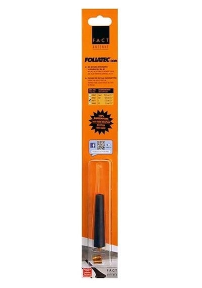 Foliatec Küçük Çok Yönlü S 7.5cm Siyah Anten